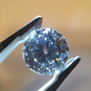 One carat Charles & Colvard Moissanite loose stone